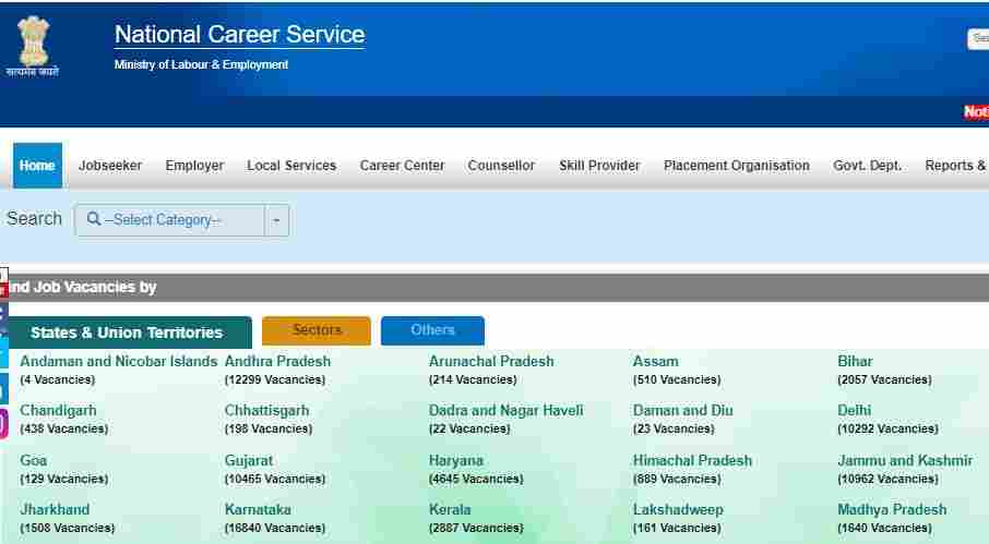 ncs gov in national career service portal